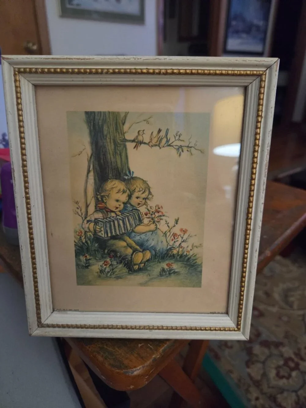 vintage from 1950s children's print small picture